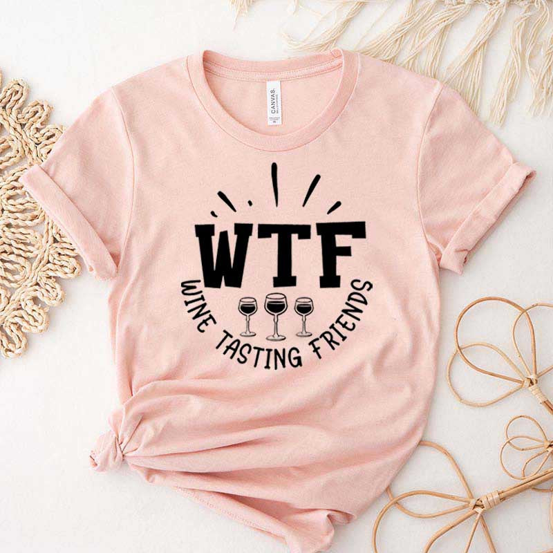 WTF Wine Tasting Friends T-Shirt