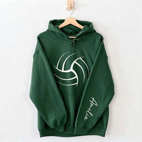 Personalized Volleyball Mom Name Hoodie