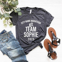 Custom Family Matching Runner's Race Team T-Shirt