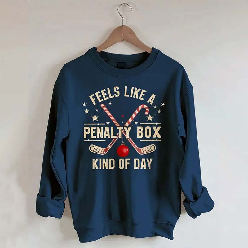 Hockey Penalty Box Christmas Sweatshirt