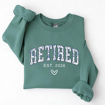 Floral Retired Est 2026 Sweatshirt