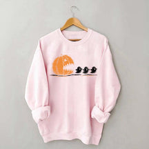 Halloween Pumpkin Eat Ghost Party Sweatshirt