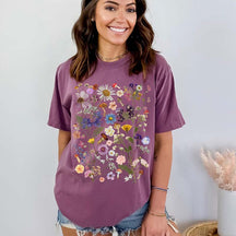 Comfort Colors Floral Mushroom T-Shirt