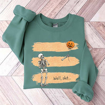 Funny Skeleton Lost Balloon Sweatshirt