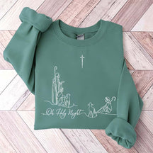 Oh Holy Night Faith Based Sweatshirt