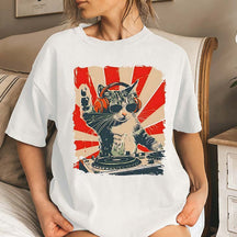 Cool DJ Cat T-Shirt