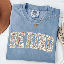 Motivational Teacher Be Kind Flowers T-Shirt