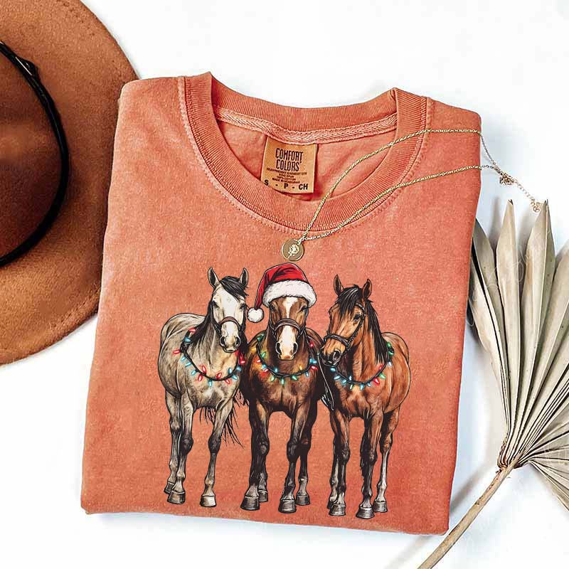 Horse Lover Christmas T-Shirt