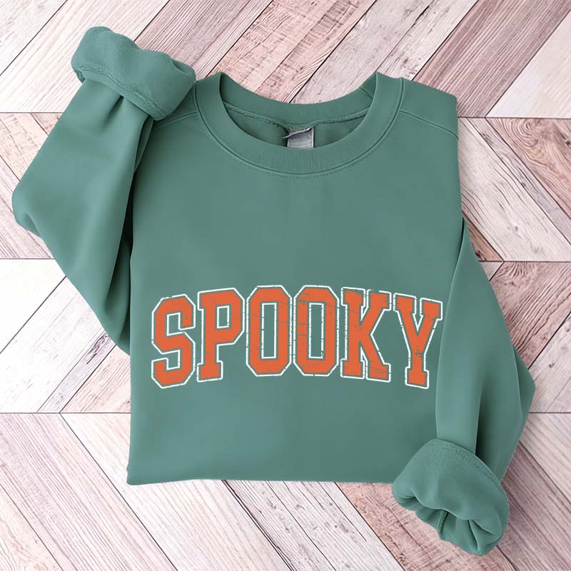 Retro Orange Stay Spooky Sweatshirt