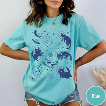 Funny Cats in Space T-Shirt
