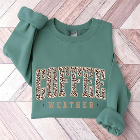 Retro Coffee Weather Lover Sweatshirt