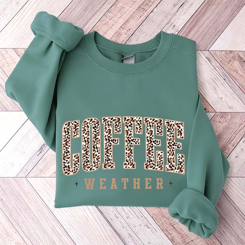 Retro Coffee Weather Lover Sweatshirt