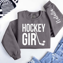 Custom Hockey Girl Sweatshirt