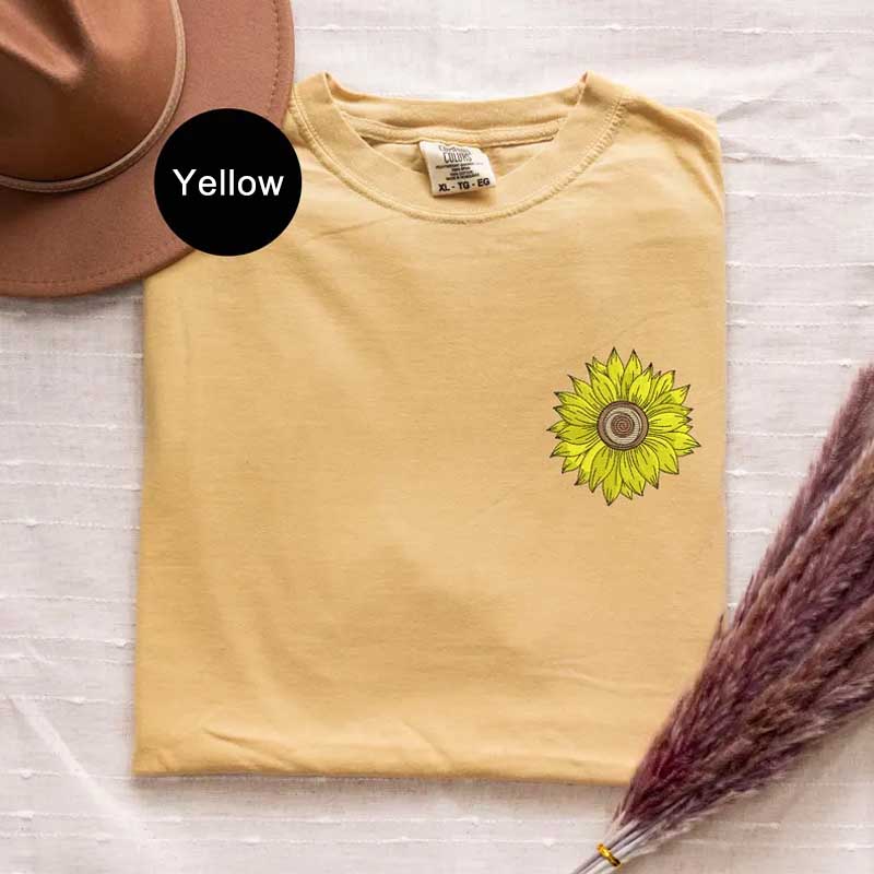 Comfort Colors Sunflowers Cottagecore T-Shirt