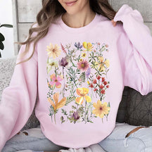 Mountain Meadow Pressed Flowers Sweatshirt