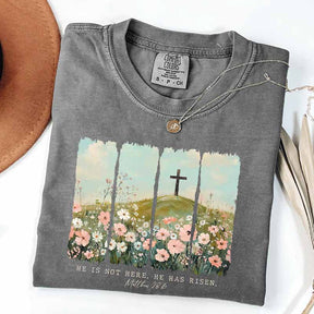 Retro Floral Cozy Religious T-Shirt