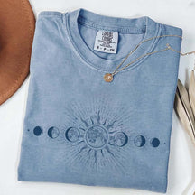 Celestial Comfort Colors Moon T-Shirt