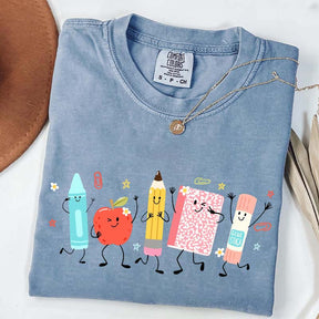 Cute School Supplies Comfort Colors T-Shirt