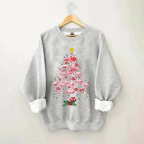 Funny Flamingo Christmas Sweatshirt