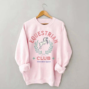 Equestrian Club Retro Sweatshirt