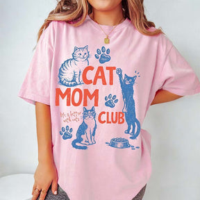 Cat Mom Club T-Shirt