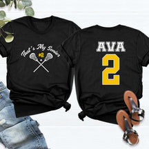 Custom Senior Lacrosse Team T-Shirt