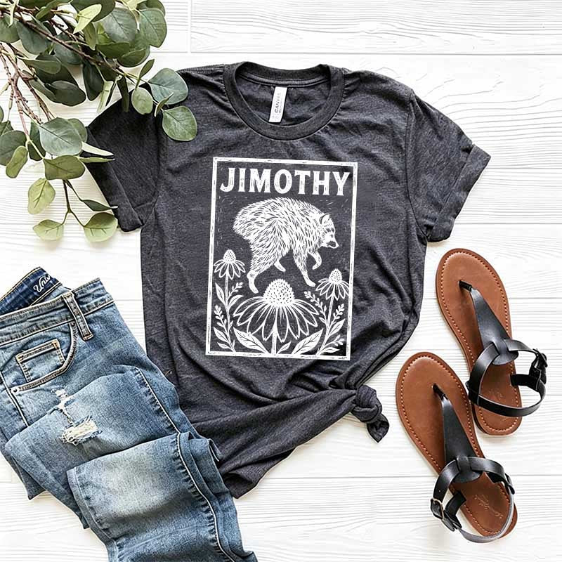 Jimothy Trendy Raccoon Meme T-Shirt