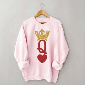 Queen Of Hearts Sweatshirt