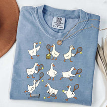 Cute Goose Tennis Sports T-Shirt