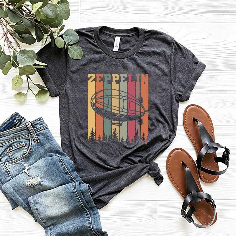 Retro Zeppelin Airship T-Shirt