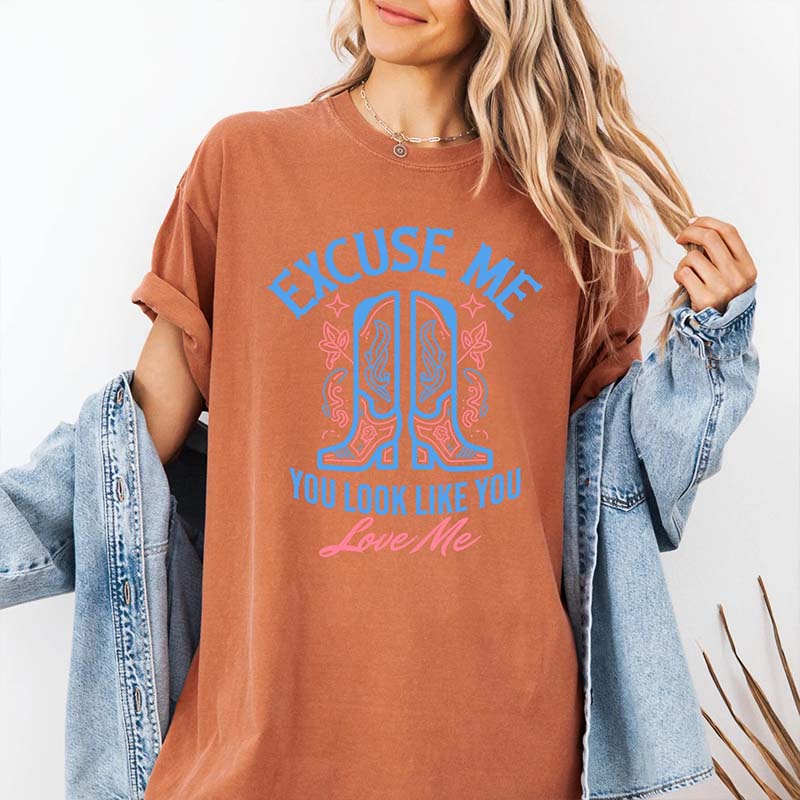Retro Cowgirl Country Music T-Shirt