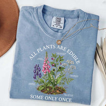 Dark Academia All Plants Are Edible Some Only Once Cute T-Shirt