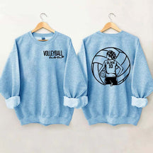 Personalized Volleyball Mom Name & Number Sweatshirt