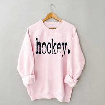Hockey Typography Sweatshirt