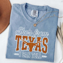 She's From Texas I Can Tell T-Shirt