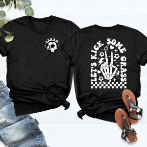 Custom Soccer Mom Skull Shirt