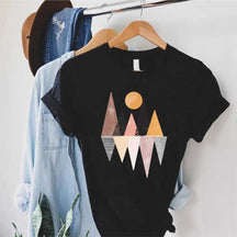 Geometric Minimalist Art T-Shirt