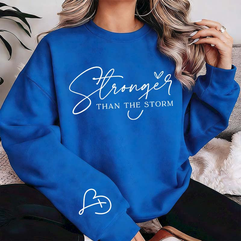 Mental Health Stronger Than The Storm Sweatshirt