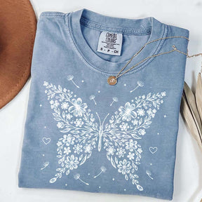 Floral Butterfly Dandelion Wildflower T-Shirt