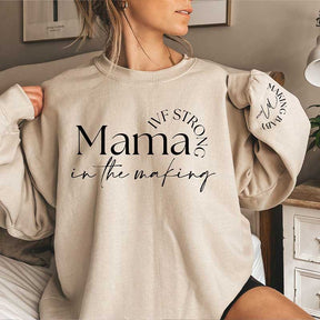 Personalized Infertility IVF Strong Mama Sweatshirt