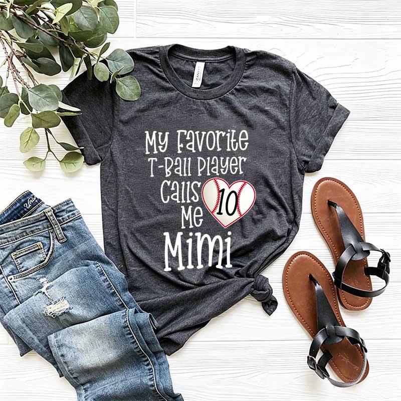 Personalized T-ball Game Day T-Shirt