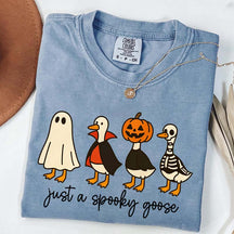 Cute Just a Spooky Goose Halloween T-Shirt
