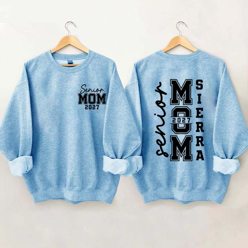 Custom Graduation Senior Mom 2027 Sweatshirt