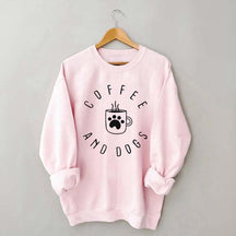 Cute Coffee and Dogs Sweatshirt