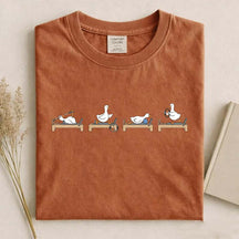 Funny Goose Pilates Minimal Animal Gym T-Shirt