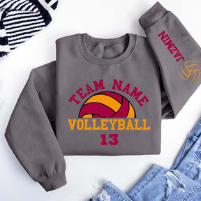 Customized Volleyball Mom Era Sweatshirt