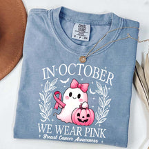 In October We Wear Pink Ghost T-Shirt