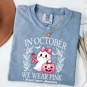 In October We Wear Pink Ghost T-Shirt