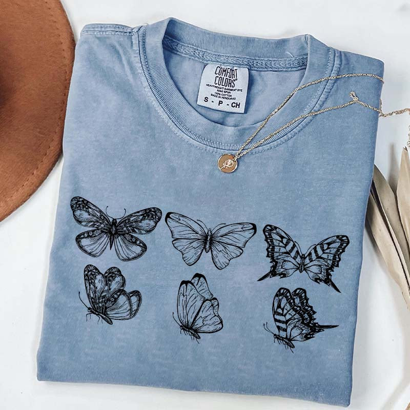 Dark Cottagecore Butterfly T-Shirt