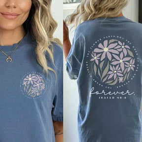 Boho Bible Verse Floral Faith T-Shirt